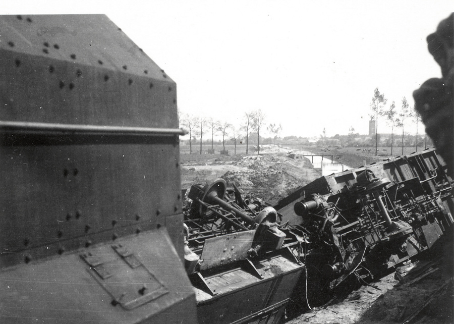 Ontspoorde Panzerzug Mill