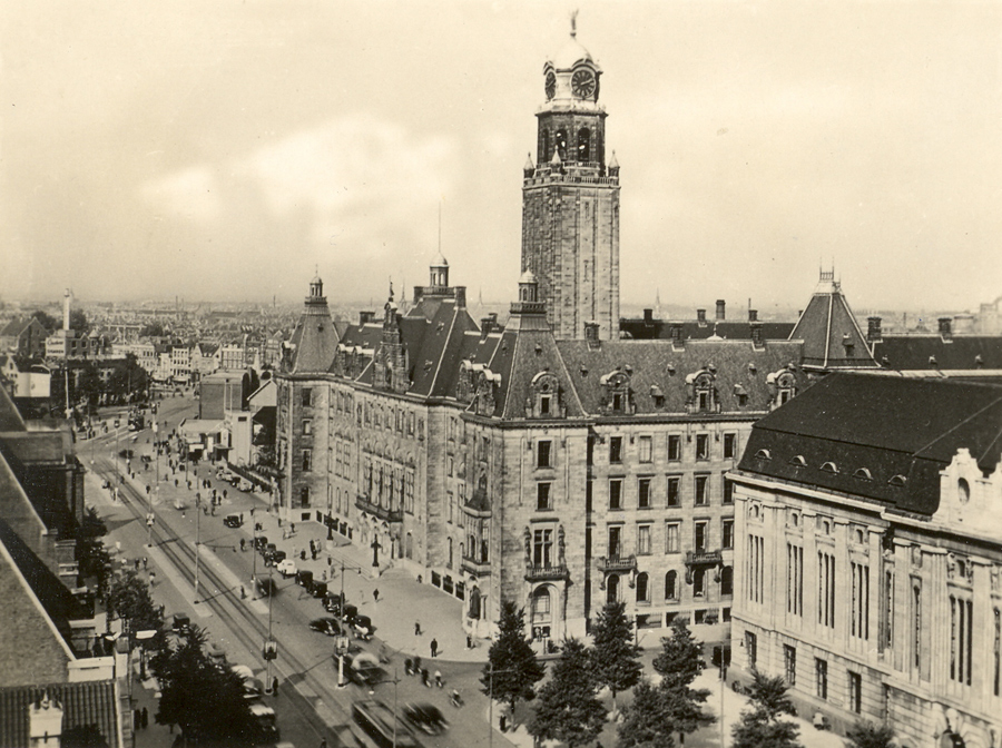 Rotterdam stadhuis - jaren dertig